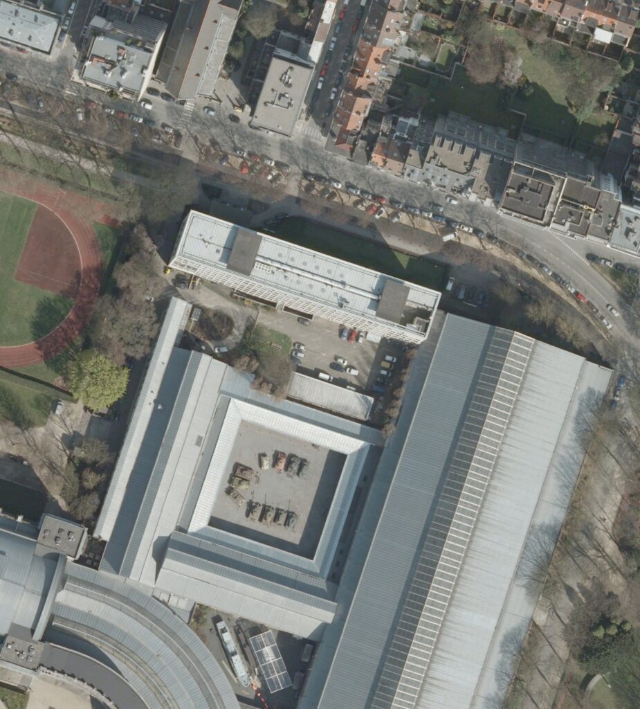 Vue aerienne IRPA, monuments.heritage.brussels